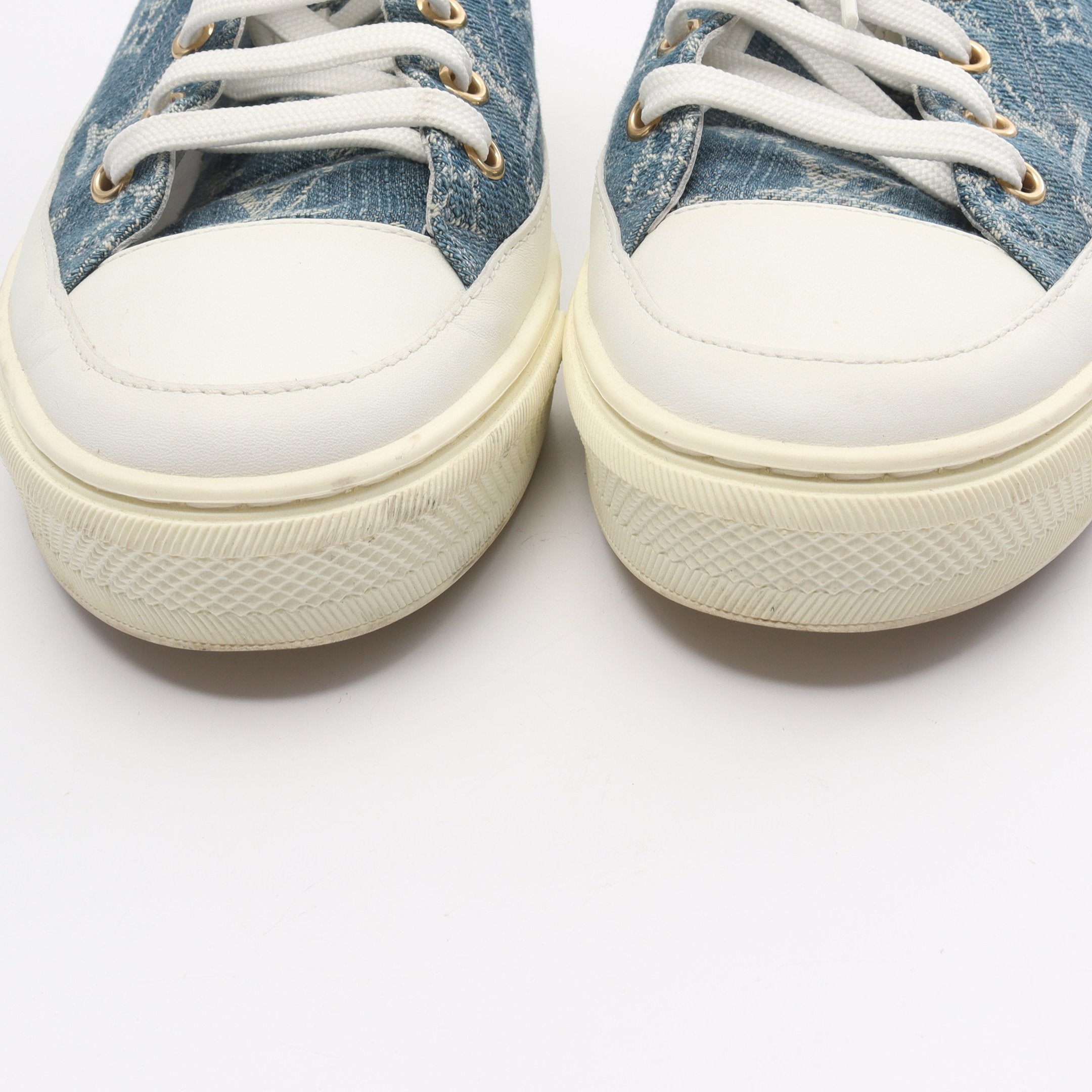 ステラーライン スニーカー デニム ブルー ホワイト ルイヴィトン – RECLO