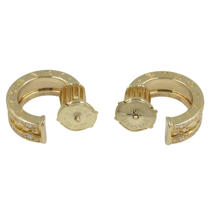 B-zero1 ビーゼロワン ピアス ダイヤ ピアス K18（イエローゴールド） ダイヤモンド クリア ブルガリ アクセサリー BVLGARI