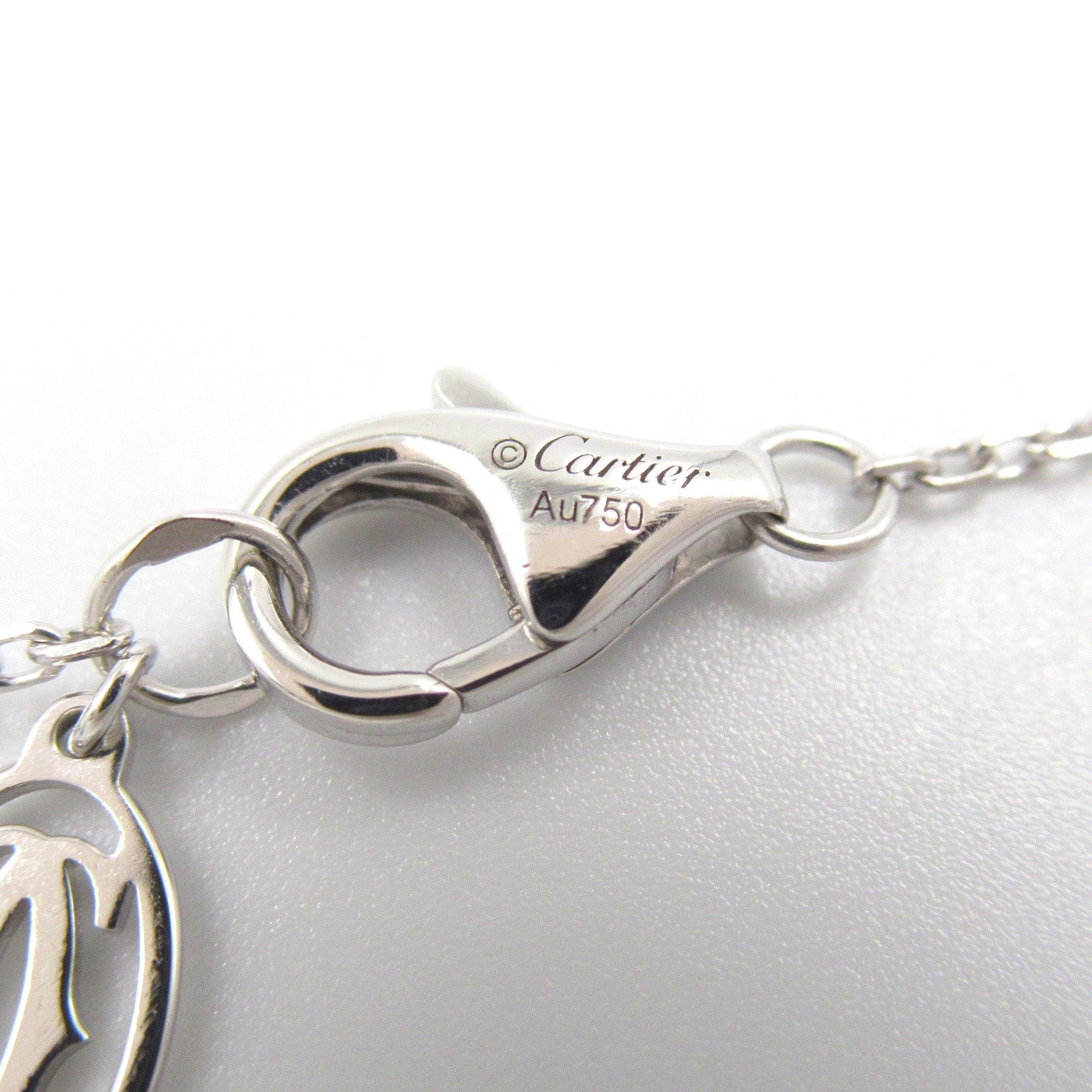 Cartier ホワイトゴールド ダイヤモンド ダムール ネックレス XS