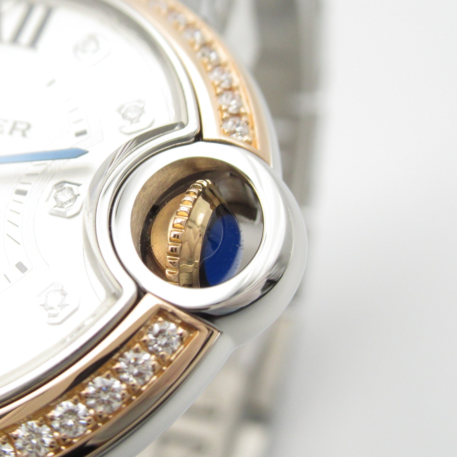 バロンブルー ダイヤベゼル/11Pダイヤ レディース 腕時計 自動巻き  