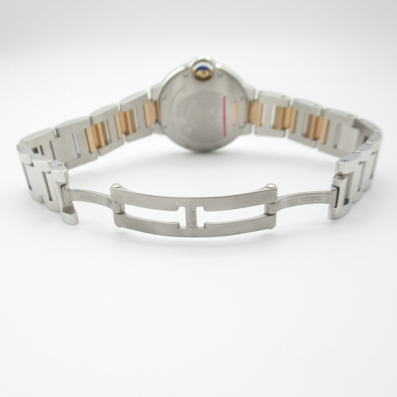 【ジャンク】　Cartier バロンブルー テーブルクロック置時計 シルバー ジャンク】 Cartier バロンブルー テーブルクロック置時計