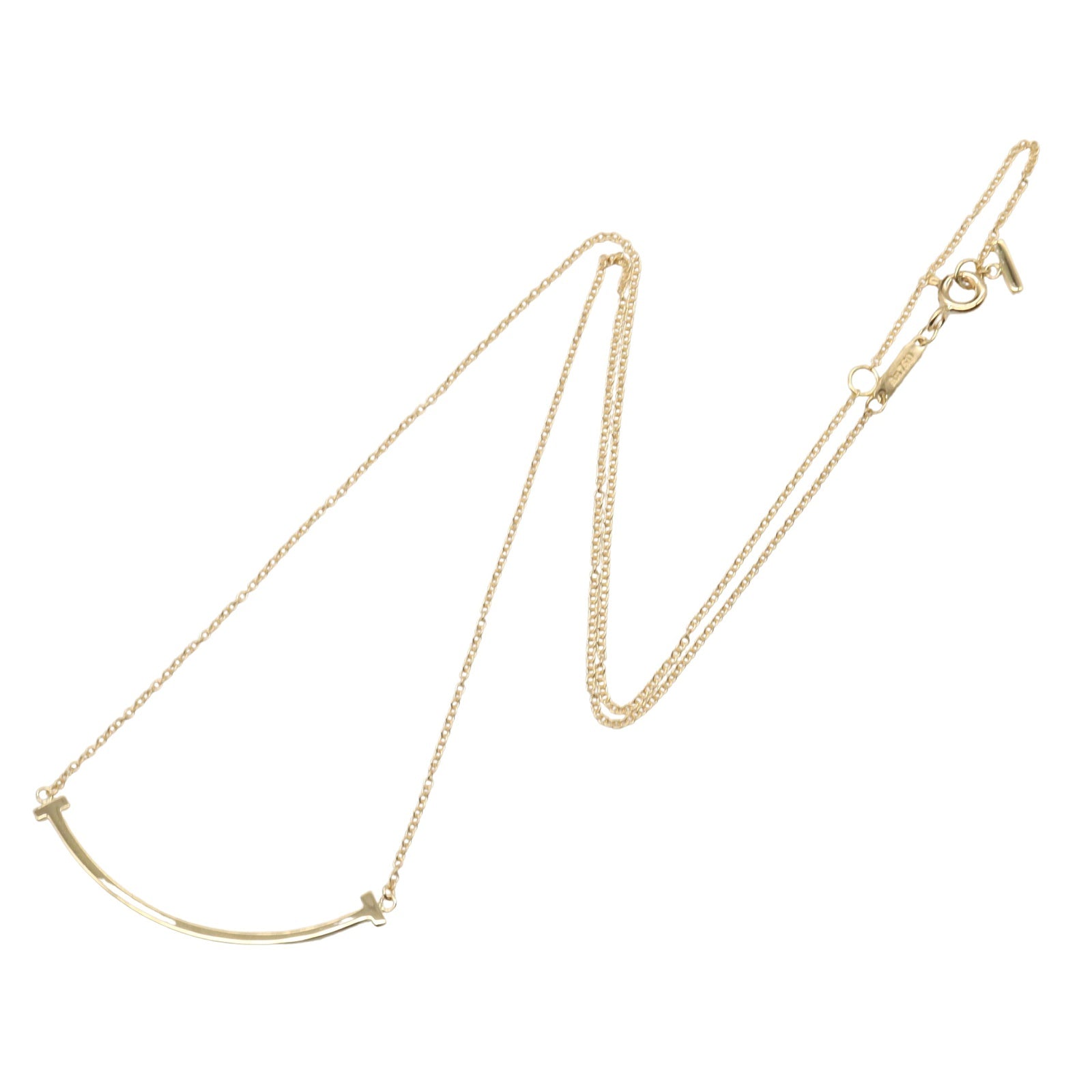 Tスマイル スモール ネックレス ネックレス K18（イエローゴールド  