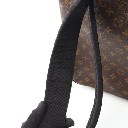 ジョッシュ モノグラムマカサー バックパック リュックサック PVC レザー ブラウン ブラック ルイヴィトン バッグ LOUIS VUITTON