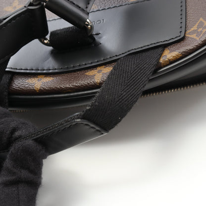 ジョッシュ モノグラムマカサー バックパック リュックサック PVC レザー ブラウン ブラック ルイヴィトン バッグ LOUIS VUITTON
