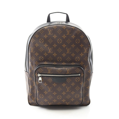 ジョッシュ モノグラムマカサー バックパック リュックサック PVC レザー ブラウン ブラック ルイヴィトン バッグ LOUIS VUITTON