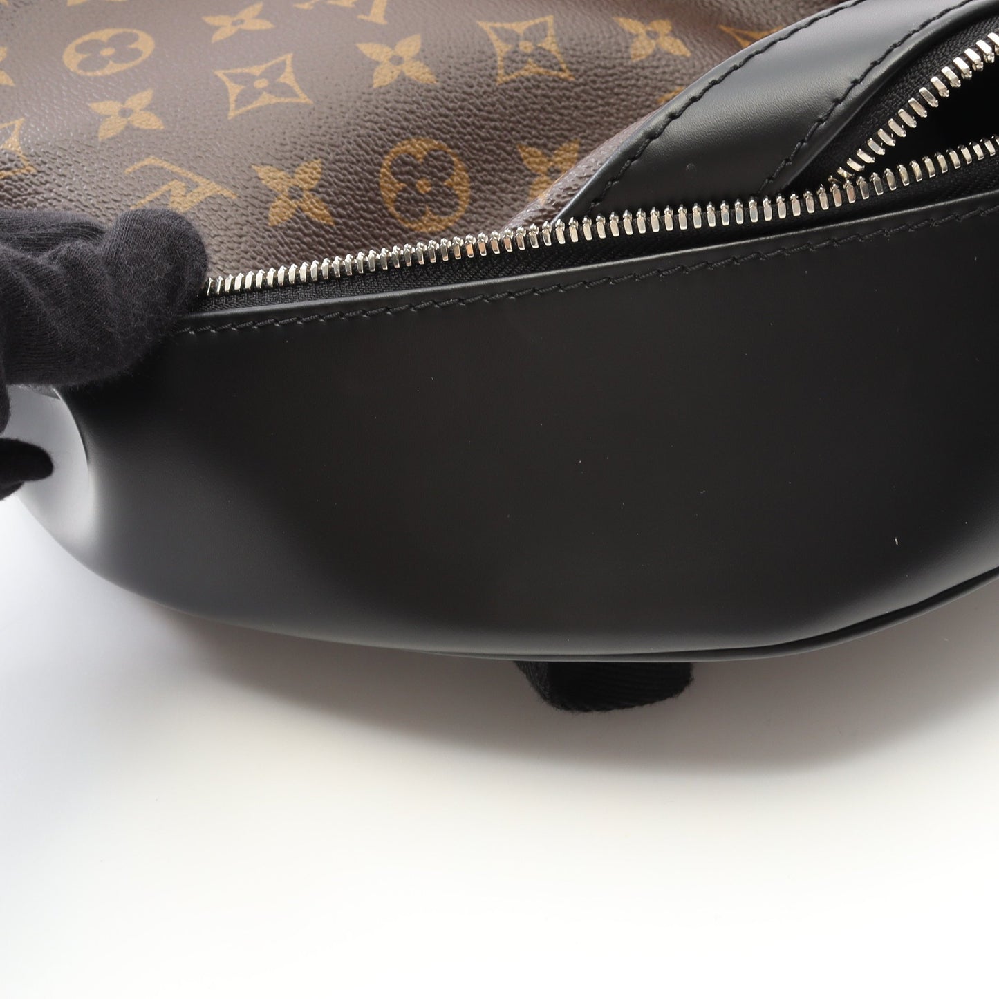 ジョッシュ モノグラムマカサー バックパック リュックサック PVC レザー ブラウン ブラック ルイヴィトン バッグ LOUIS VUITTON