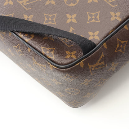 ジョッシュ モノグラムマカサー バックパック リュックサック PVC レザー ブラウン ブラック ルイヴィトン バッグ LOUIS VUITTON