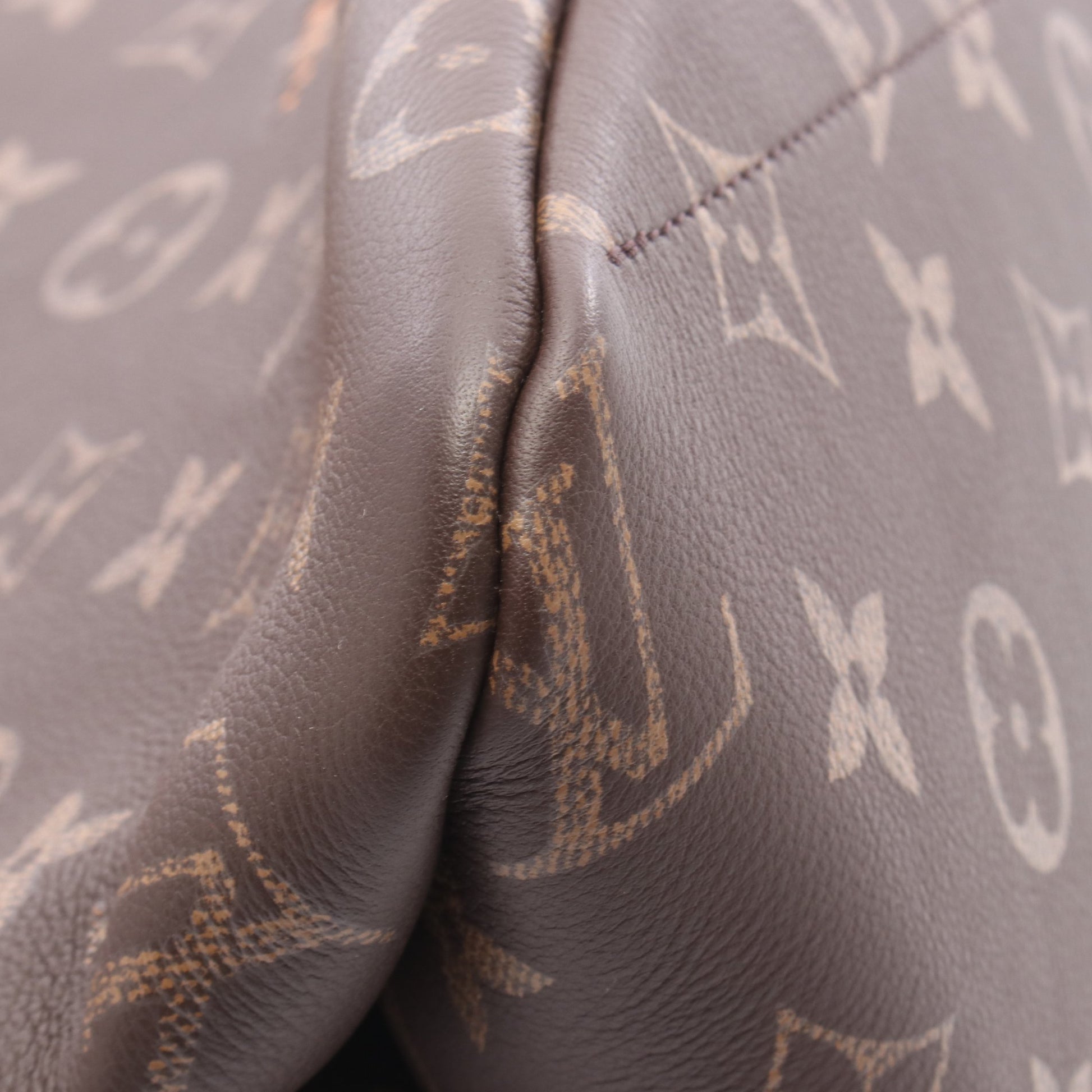 ショッパートートMM モノグラム ハンドバッグ トートバッグ レザー ブラウン 2WAY ルイヴィトン バッグ LOUIS VUITTON
