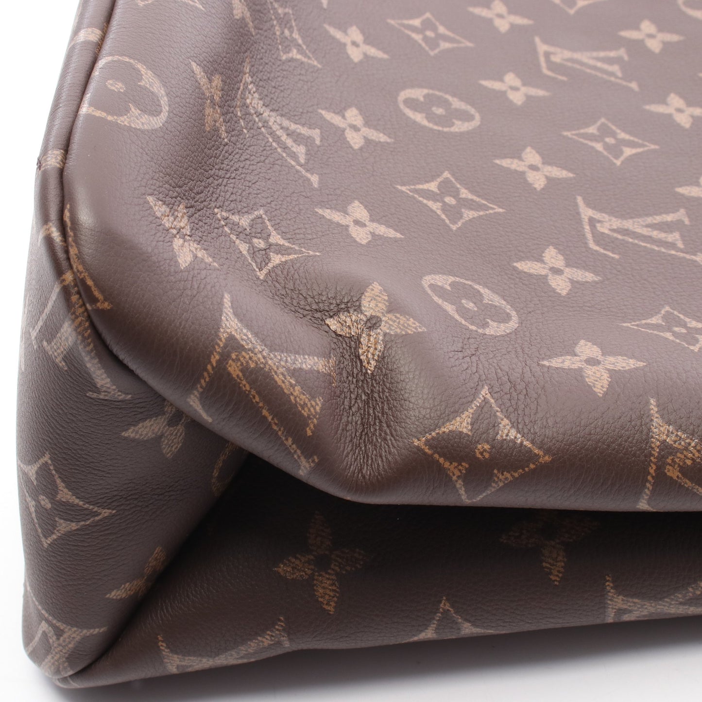 ショッパートートMM モノグラム ハンドバッグ トートバッグ レザー ブラウン 2WAY ルイヴィトン バッグ LOUIS VUITTON