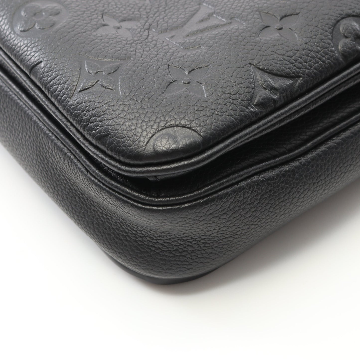 ポシェット メティスMM モノグラムアンプラント ノワール ハンドバッグ レザー ブラック 2WAY ルイヴィトン バッグ LOUIS VUITTON