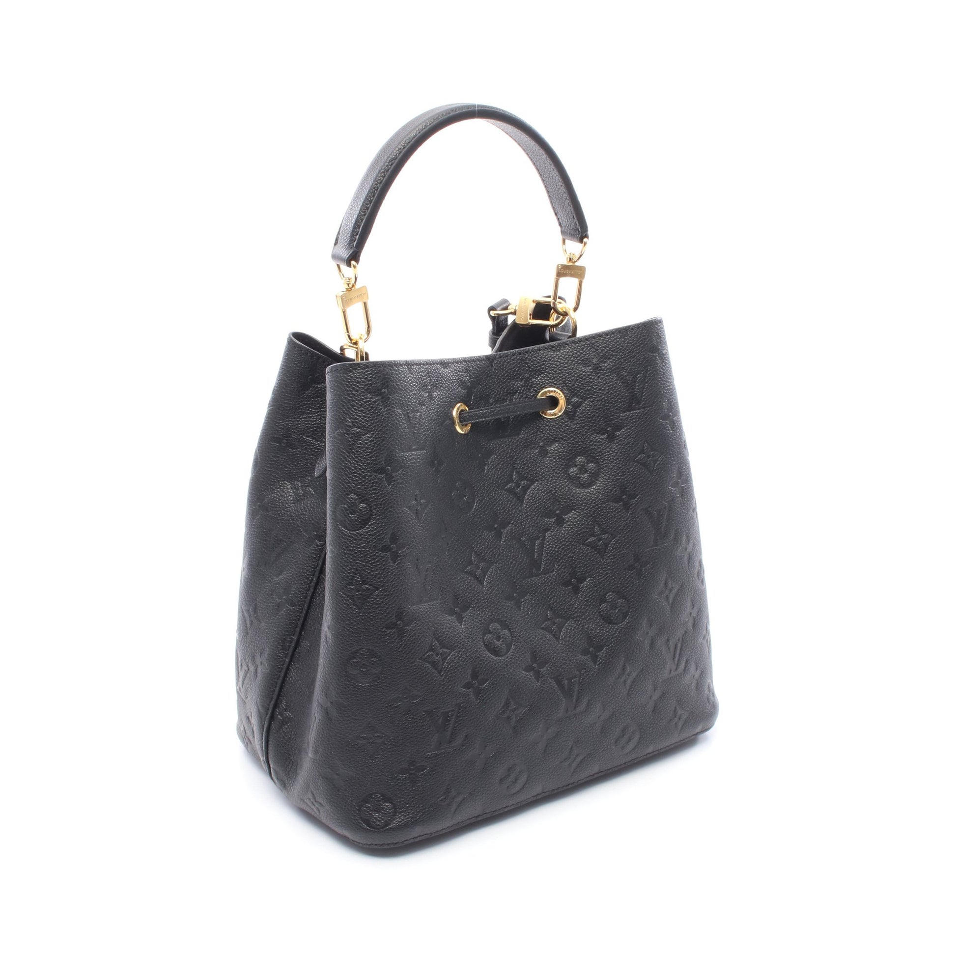 ネオノエ モノグラムアンプラント ノワール ハンドバッグ レザー ブラック 2WAY ルイヴィトン バッグ LOUIS VUITTON