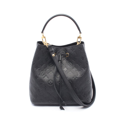 ネオノエ モノグラムアンプラント ノワール ハンドバッグ レザー ブラック 2WAY ルイヴィトン バッグ LOUIS VUITTON