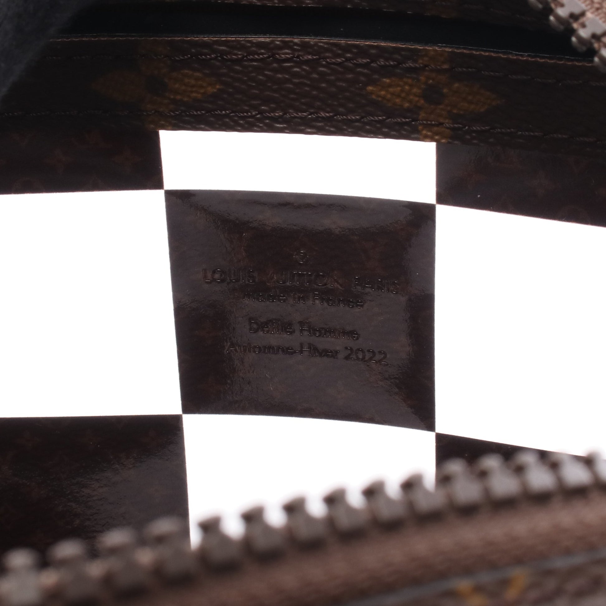 スリムソフトトランク モノグラムチェス ショルダーバッグ PVC ブラウン ルイヴィトン バッグ LOUIS VUITTON