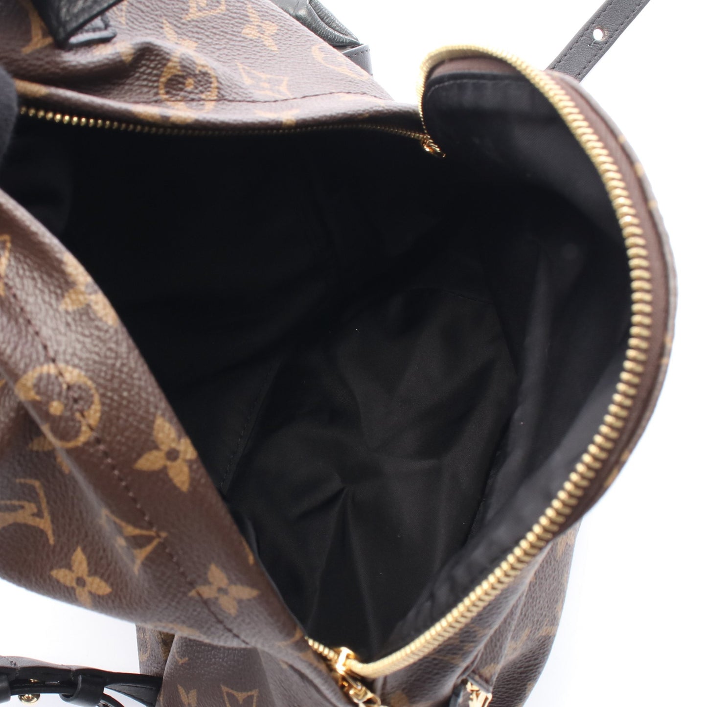 パームスプリングスPM モノグラム バックパック リュックサック PVC レザー ブラウン ブラック ルイヴィトン バッグ LOUIS VUITTON