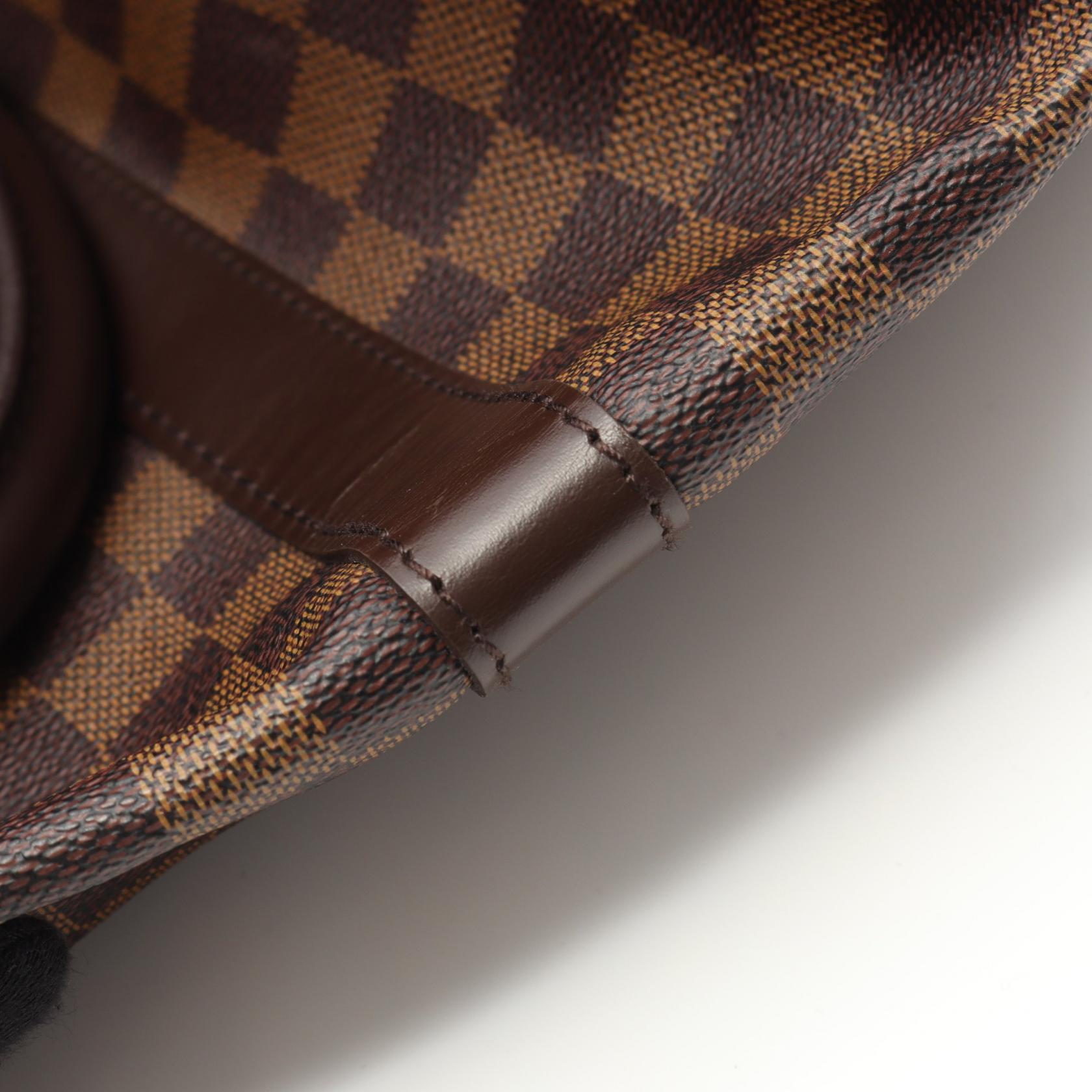 キーポル50 ダミエエベヌ ボストンバッグ PVC レザー ブラウン ルイヴィトン バッグ LOUIS VUITTON