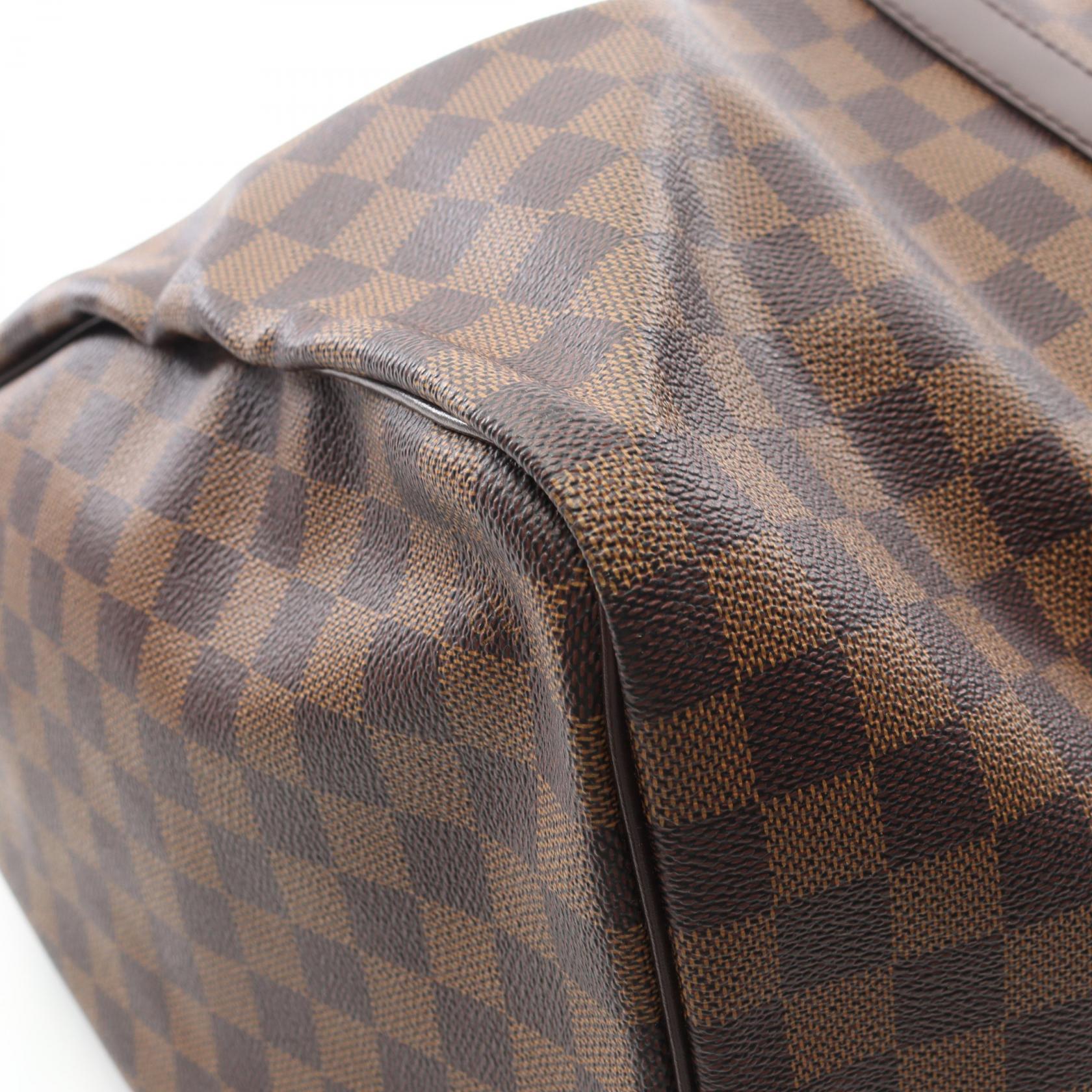 キーポル50 ダミエエベヌ ボストンバッグ PVC レザー ブラウン ルイヴィトン バッグ LOUIS VUITTON