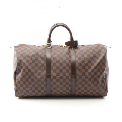 キーポル50 ダミエエベヌ ボストンバッグ PVC レザー ブラウン ルイヴィトン バッグ LOUIS VUITTON