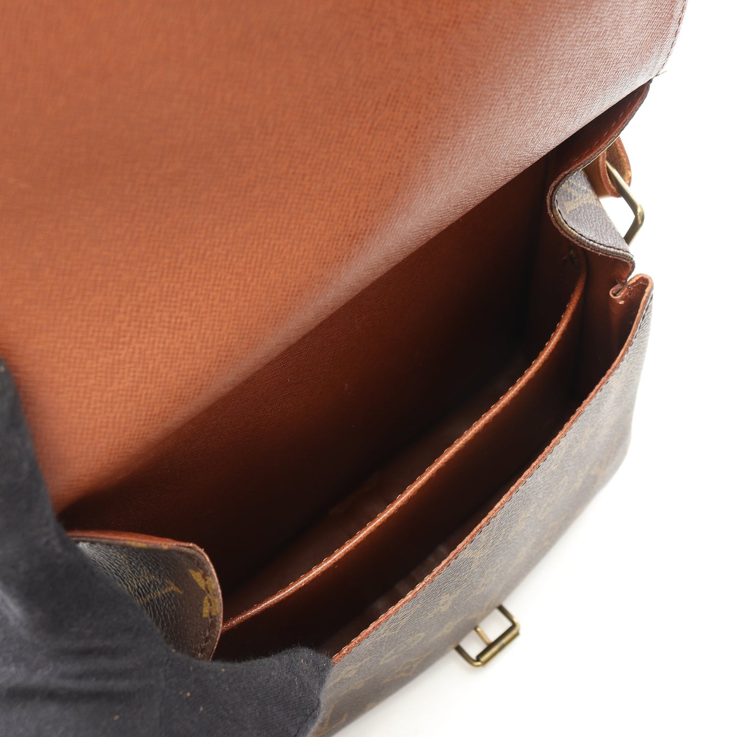 カルトシエールMM モノグラム ショルダーバッグ PVC レザー ブラウン ルイヴィトン バッグ LOUIS VUITTON