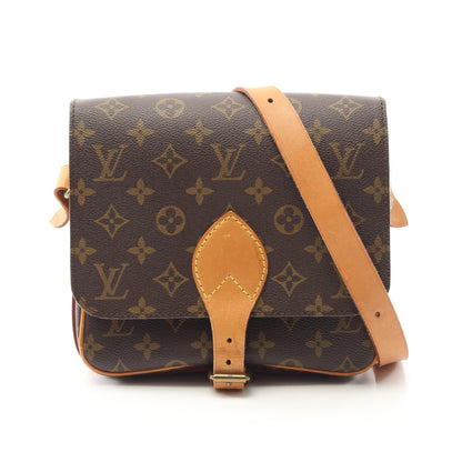カルトシエールMM モノグラム ショルダーバッグ PVC レザー ブラウン ルイヴィトン バッグ LOUIS VUITTON