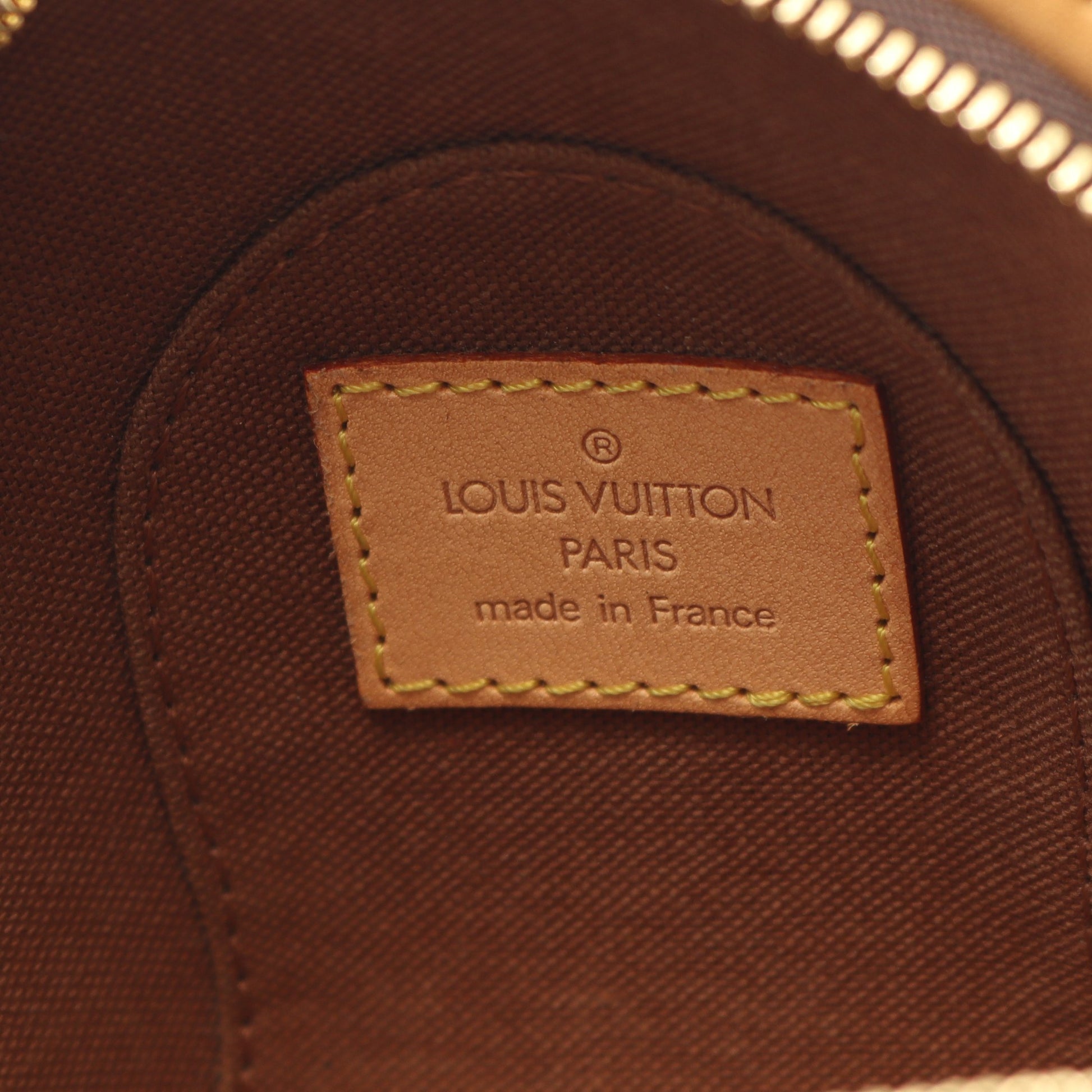 ミニ エリプス モノグラム ポーチ PVC レザー ブラウン ルイヴィトン 財布・小物 LOUIS VUITTON