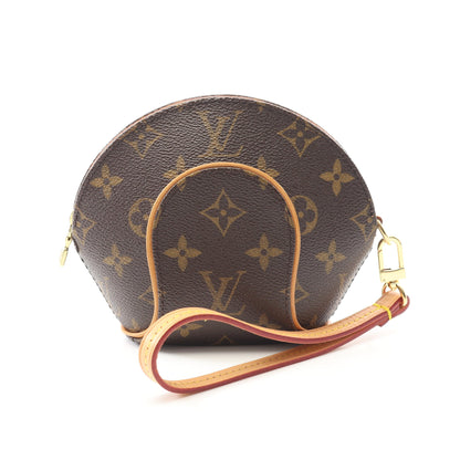 ミニ エリプス モノグラム ポーチ PVC レザー ブラウン ルイヴィトン 財布・小物 LOUIS VUITTON