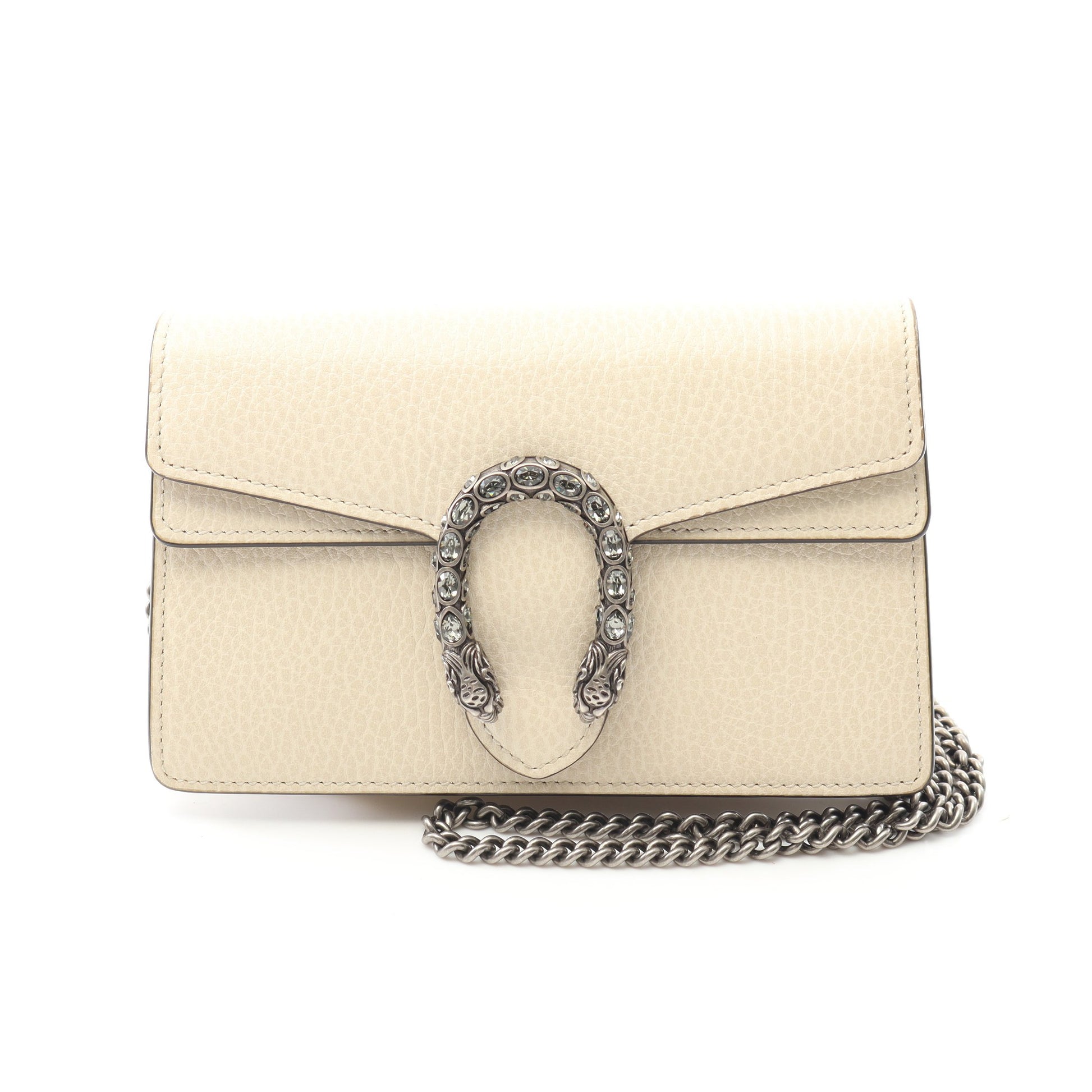 ディオニュソス チェーンショルダーバッグ レザー アイボリー グッチ バッグ GUCCI