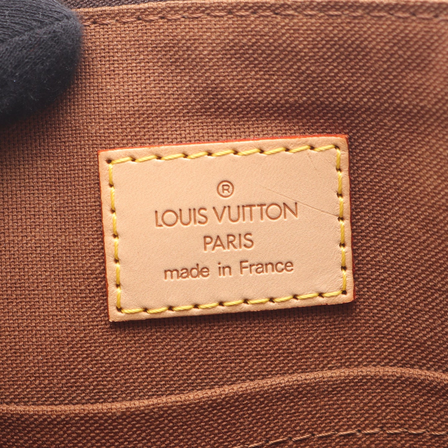 ポパンクール オ モノグラム ショルダーバッグ トートバッグ PVC レザー ブラウン ルイヴィトン バッグ LOUIS VUITTON