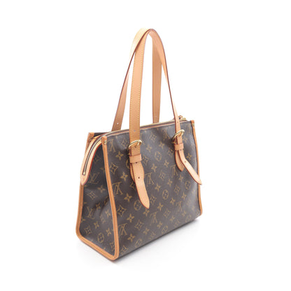 ポパンクール オ モノグラム ショルダーバッグ トートバッグ PVC レザー ブラウン ルイヴィトン バッグ LOUIS VUITTON