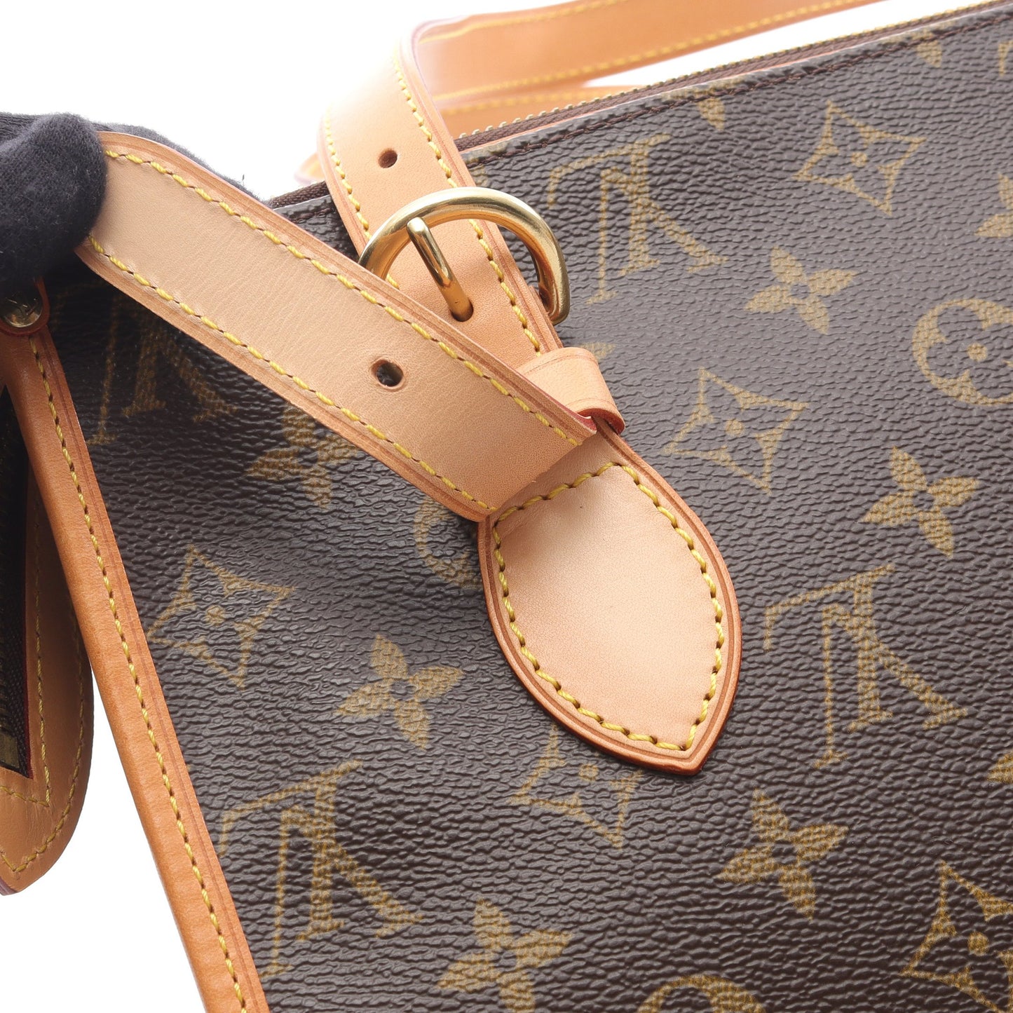 ポパンクール オ モノグラム ショルダーバッグ トートバッグ PVC レザー ブラウン ルイヴィトン バッグ LOUIS VUITTON