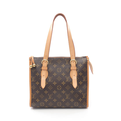 ポパンクール オ モノグラム ショルダーバッグ トートバッグ PVC レザー ブラウン ルイヴィトン バッグ LOUIS VUITTON