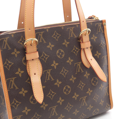 ポパンクール オ モノグラム ショルダーバッグ トートバッグ PVC レザー ブラウン ルイヴィトン バッグ LOUIS VUITTON