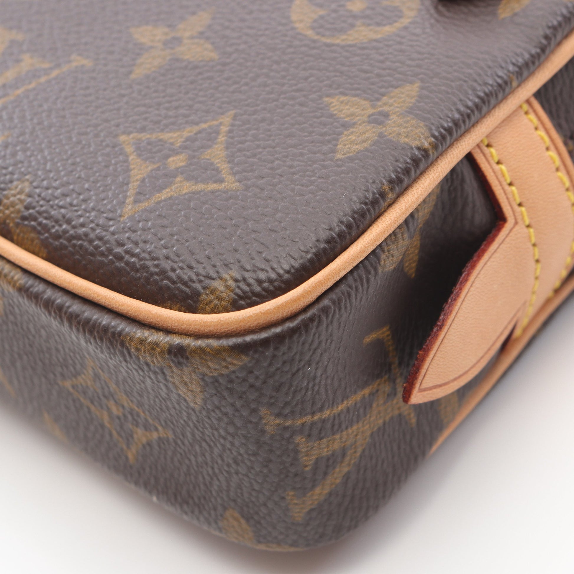 マルリーバンドリエール モノグラム ショルダーバッグ PVC レザー ブラウン ルイヴィトン バッグ LOUIS VUITTON