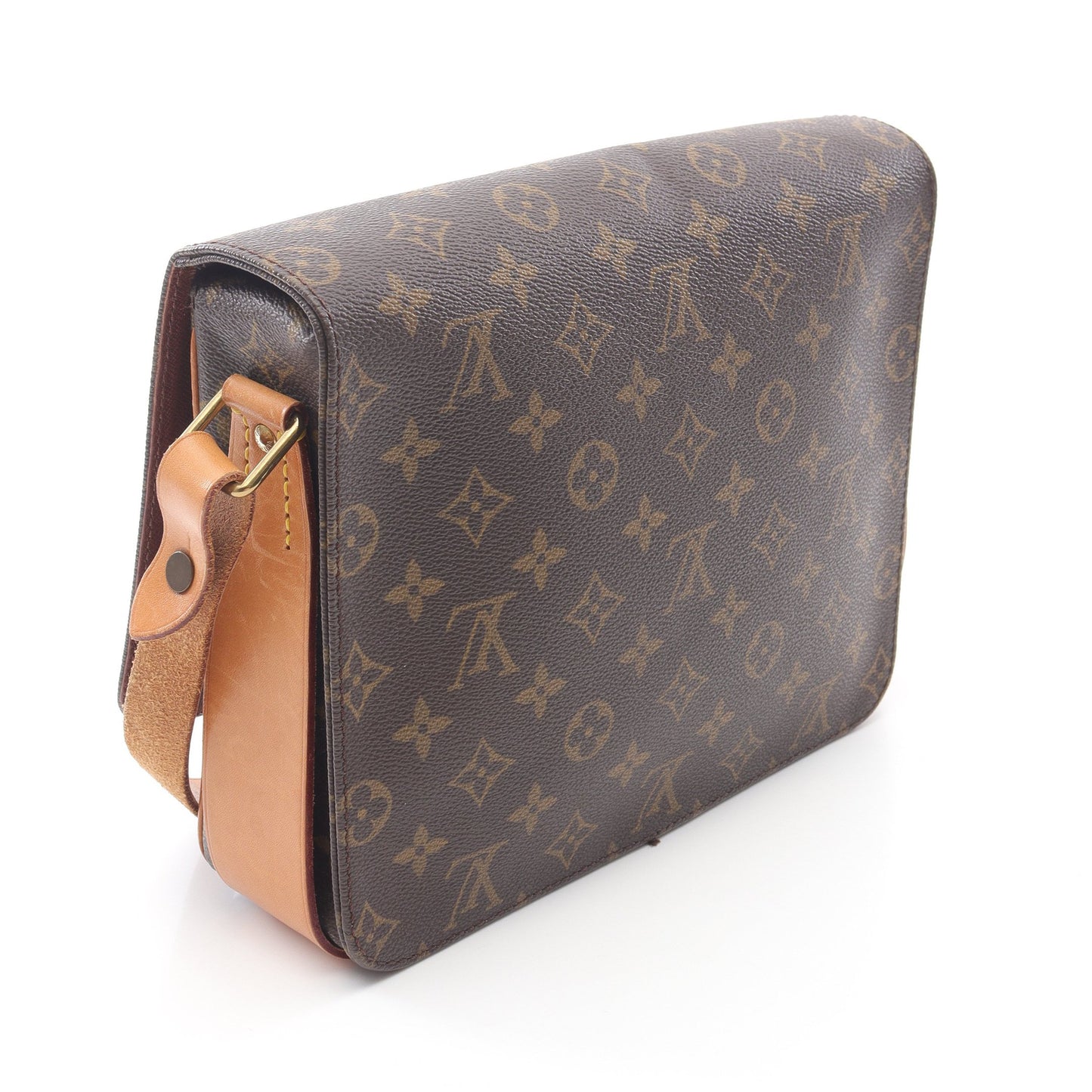 カルトシエールGM モノグラム ショルダーバッグ PVC レザー ブラウン ルイヴィトン バッグ LOUIS VUITTON