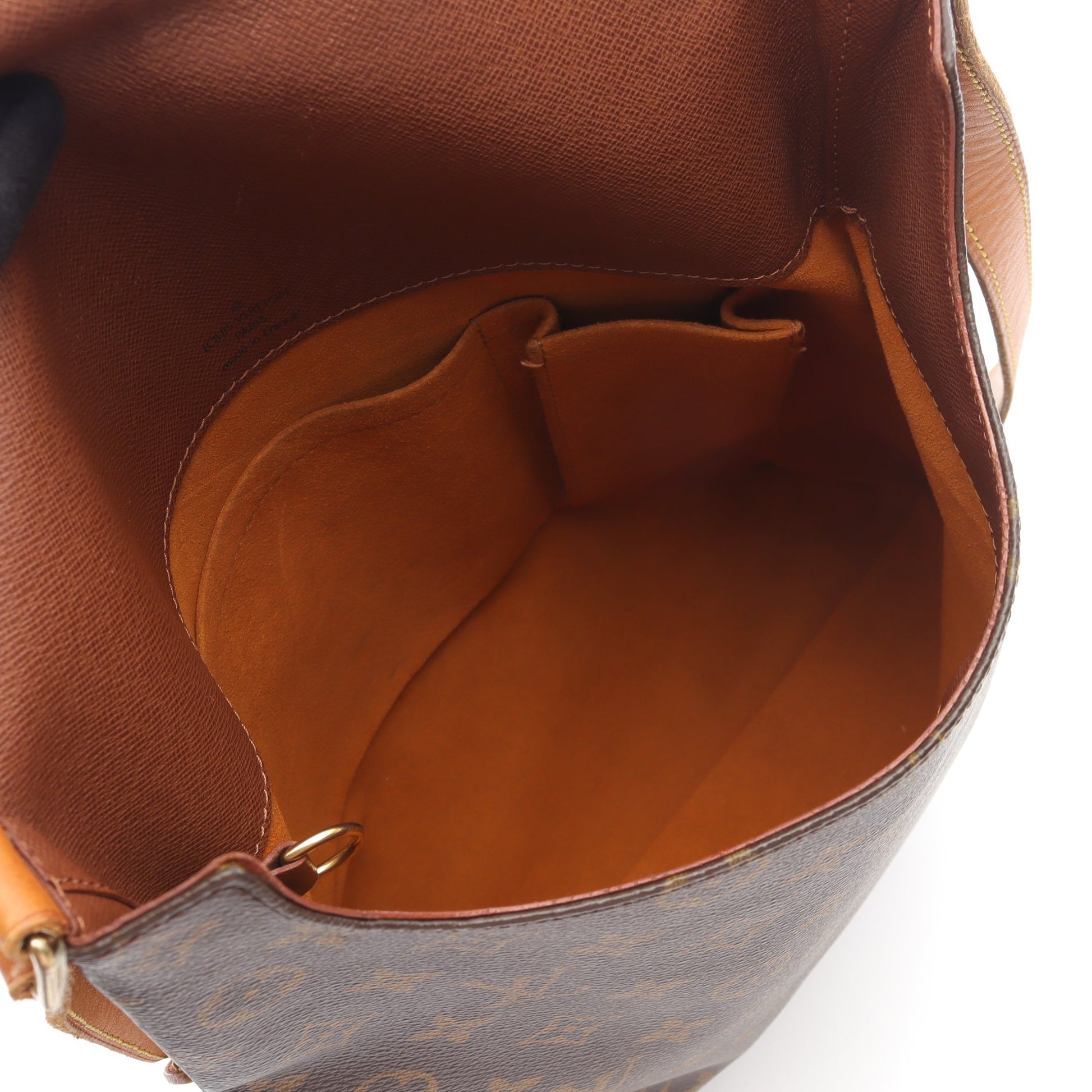 ミュゼット モノグラム ショルダーバッグ PVC レザー ブラウン ルイヴィトン バッグ LOUIS VUITTON