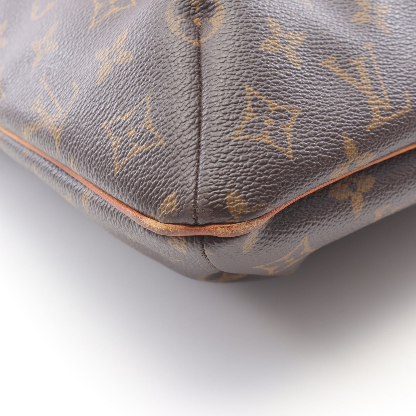 ミュゼット モノグラム ショルダーバッグ PVC レザー ブラウン ルイヴィトン バッグ LOUIS VUITTON