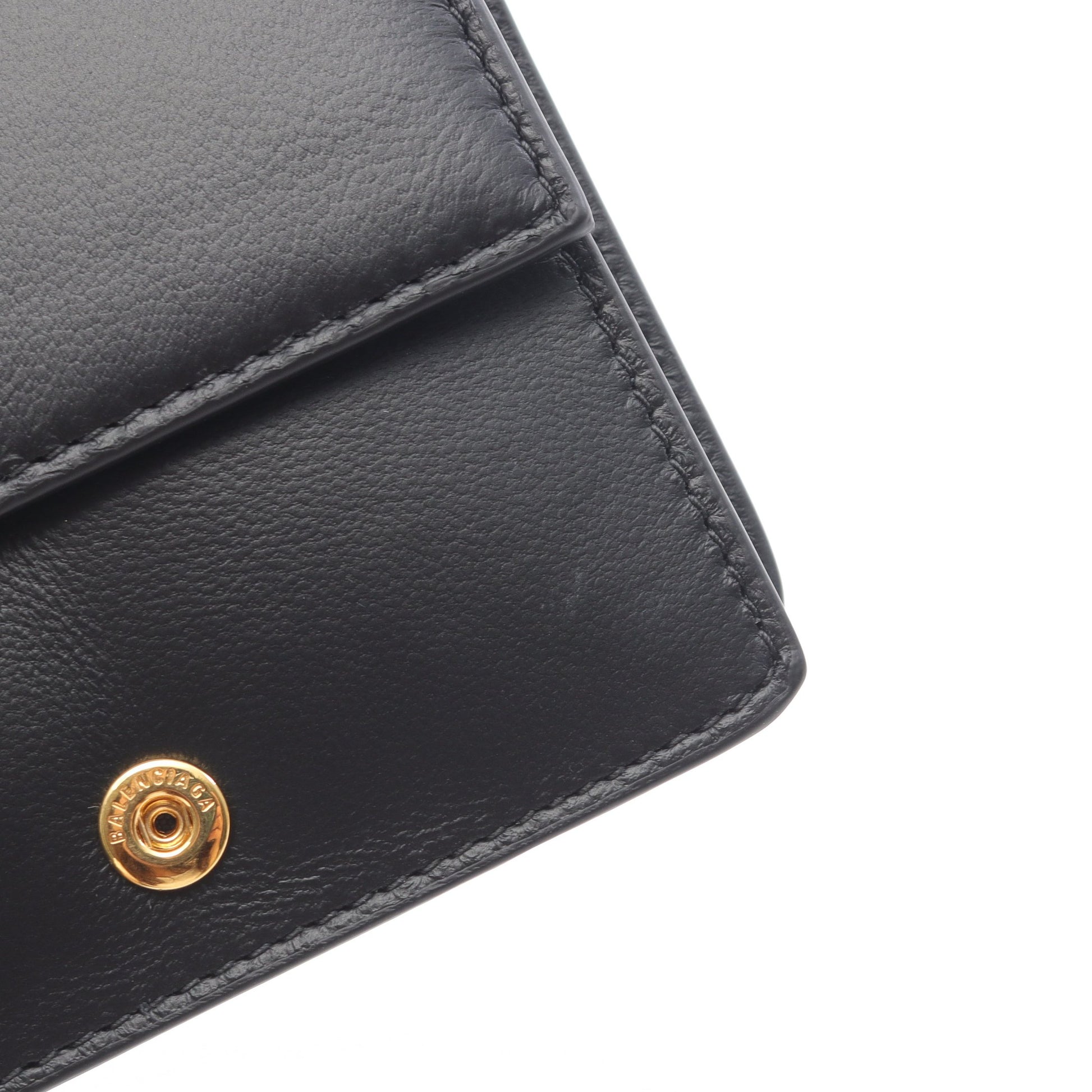 Cash 2.0 二つ折り財布 コンパクトウォレット レザー ブラック  