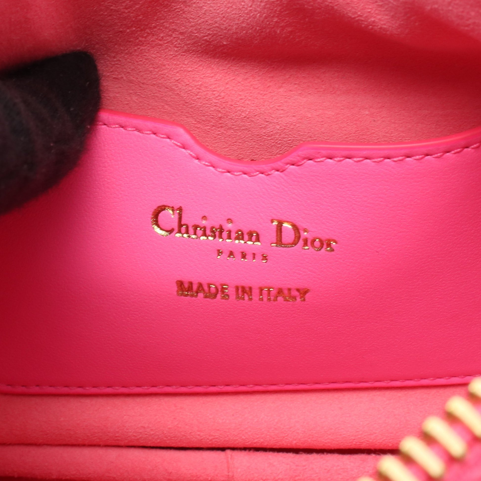 VIBE ヴァイブ ホーボー カナージュ ショルダーバッグ レザー ピンク ホワイト ブラック 2WAY クリスチャンディオール バッグ Christian Dior