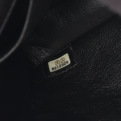 チョコバー チェーンショルダーバッグ ラムスキン ブラック ゴールド金具 シャネル バッグ CHANEL