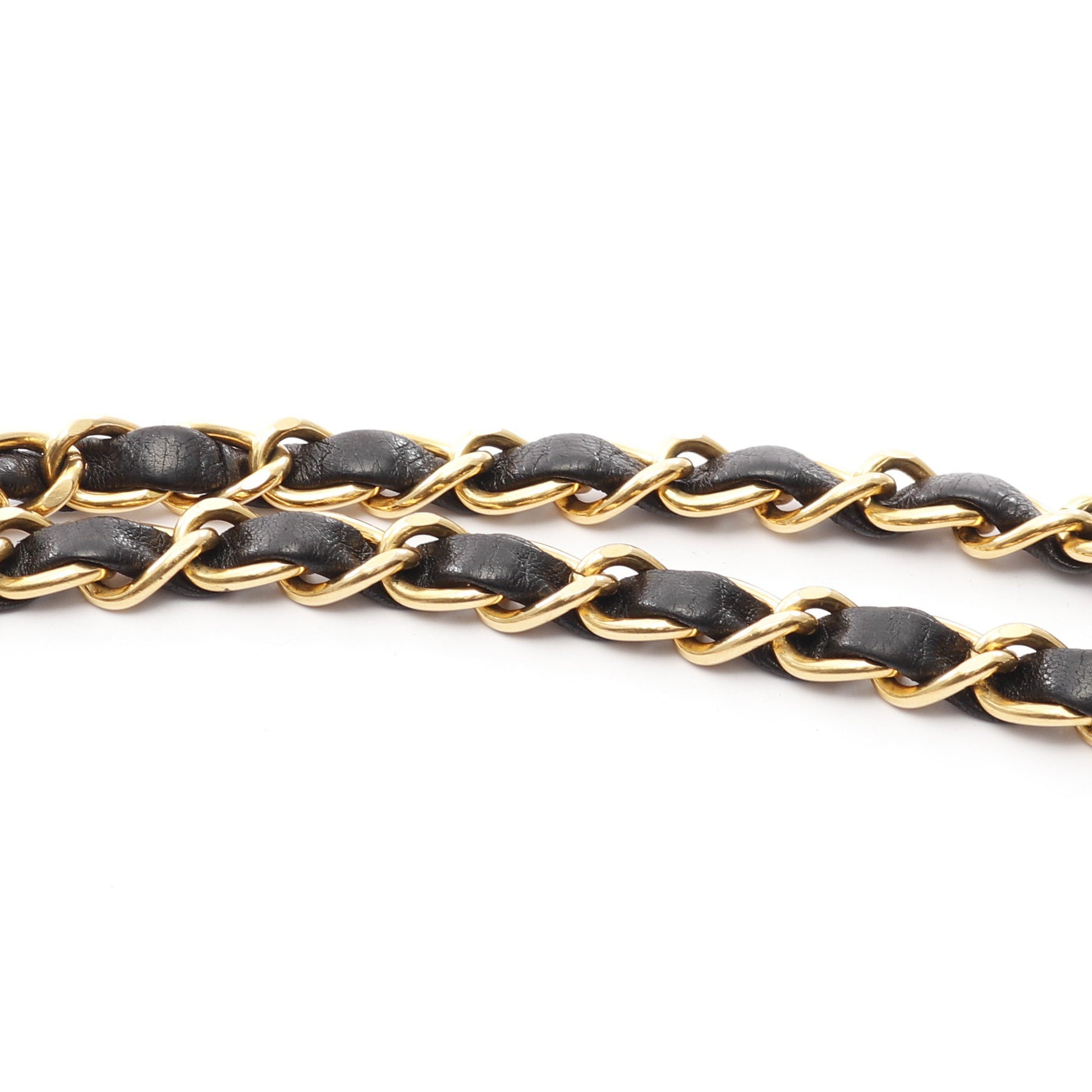 マトラッセ Wフラップ Wチェーンショルダーバッグ ラムスキン ブラック ゴールド金具 シャネル バッグ CHANEL