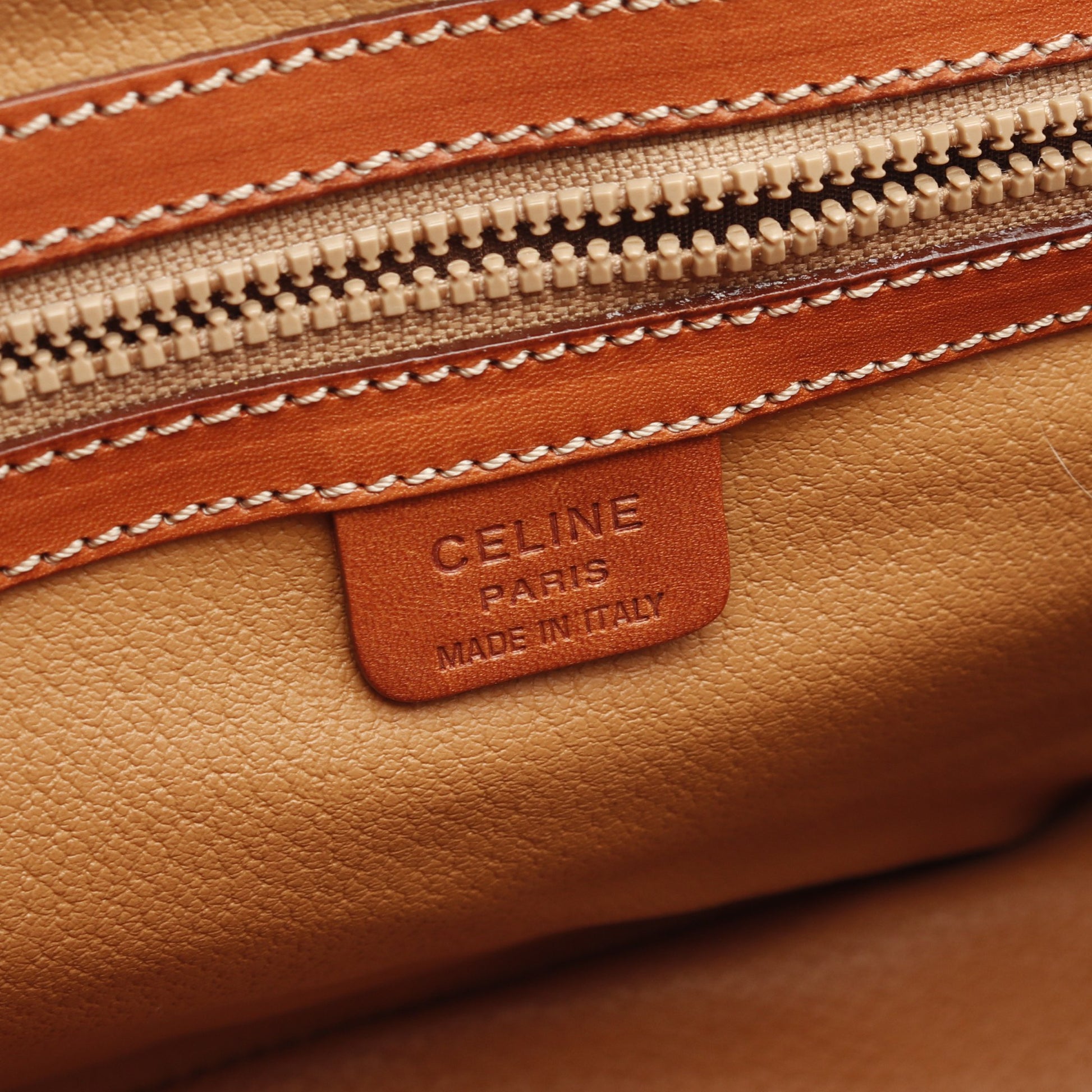 マカダム ショルダーバッグ PVC レザー ダークブラウン ブラウン セリーヌ バッグ CELINE