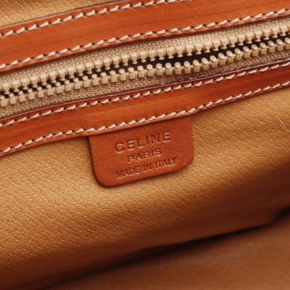 マカダム ショルダーバッグ PVC レザー ダークブラウン ブラウン セリーヌ バッグ CELINE