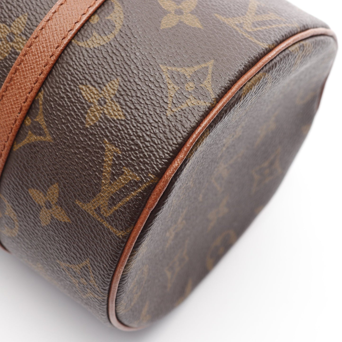 パピヨン26 モノグラム 旧型 ハンドバッグ PVC レザー ブラウン ルイヴィトン バッグ LOUIS VUITTON