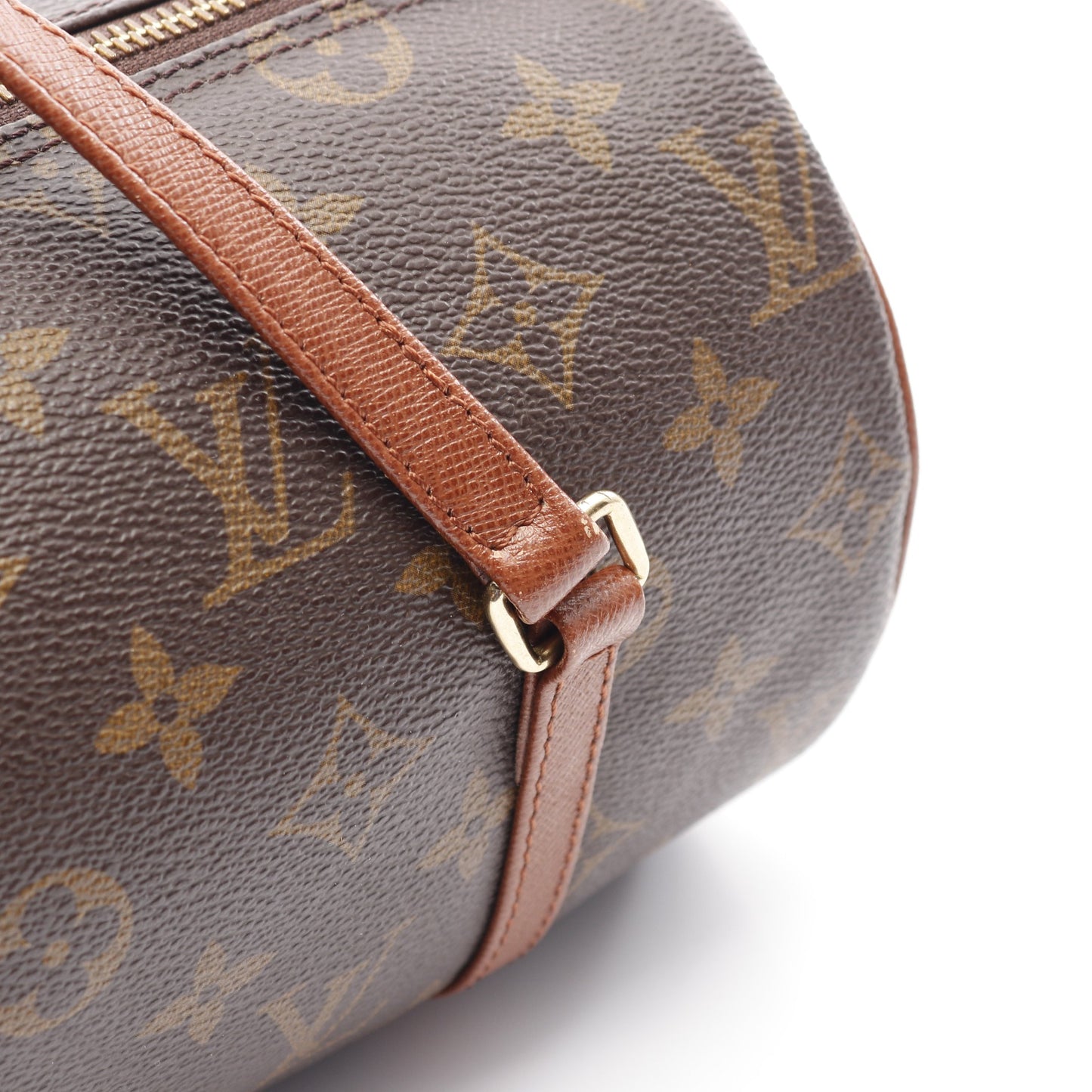 パピヨン26 モノグラム 旧型 ハンドバッグ PVC レザー ブラウン ルイヴィトン バッグ LOUIS VUITTON