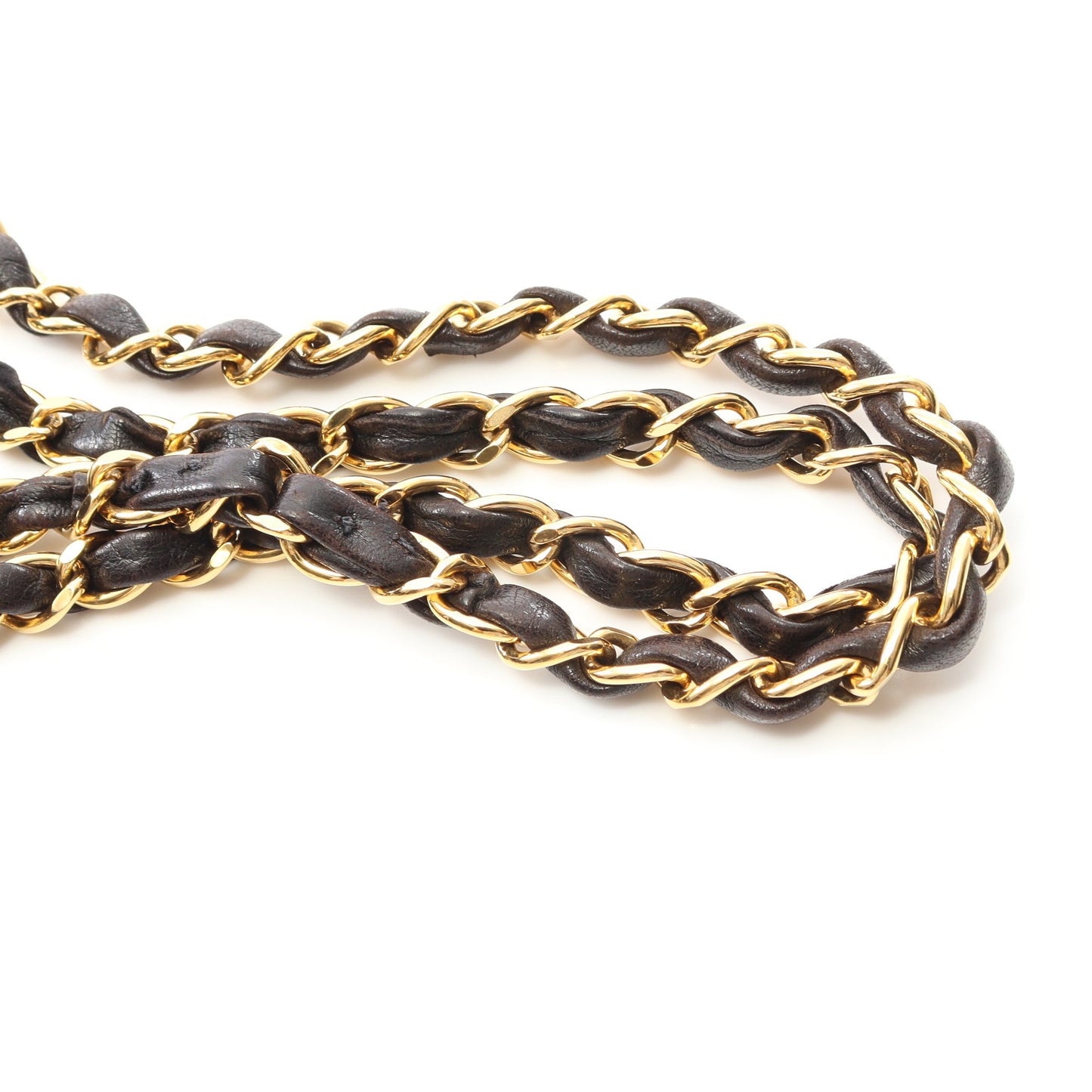 マトラッセ Wフラップ Wチェーンショルダーバッグ ラムスキン ブラック ゴールド金具 シャネル バッグ CHANEL