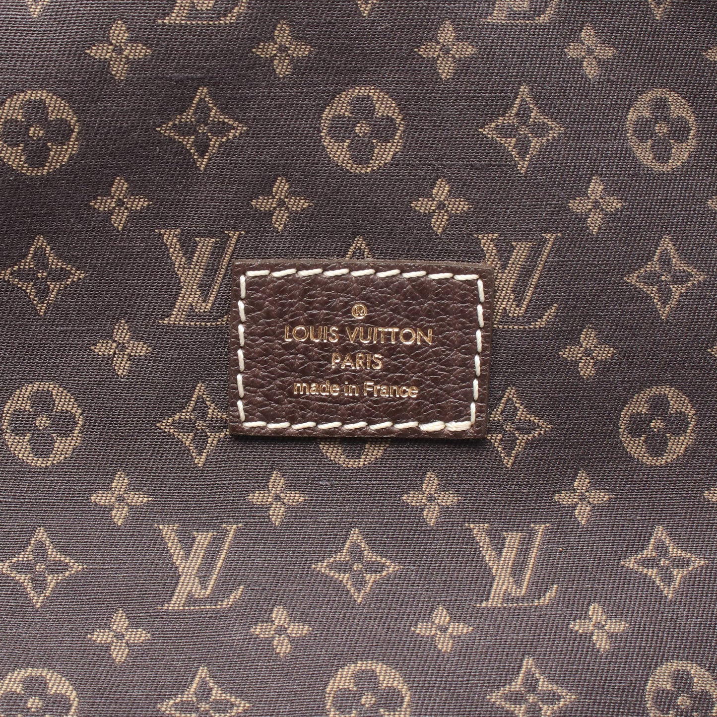 ソミュール モノグラムミニラン エベヌ ショルダーバッグ キャンバス レザー ダークブラウン ルイヴィトン バッグ LOUIS VUITTON