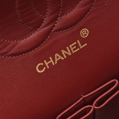 マトラッセ Wフラップ Wチェーンショルダーバッグ ラムスキン ブラック ゴールド金具 ヴィンテージ シャネル バッグ CHANEL