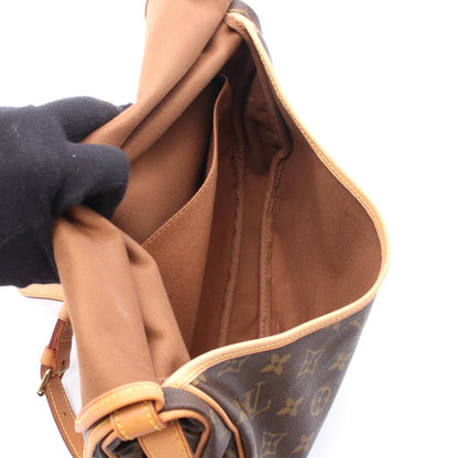 ソミュール30 モノグラム ショルダーバッグ PVC レザー ブラウン ルイヴィトン バッグ LOUIS VUITTON