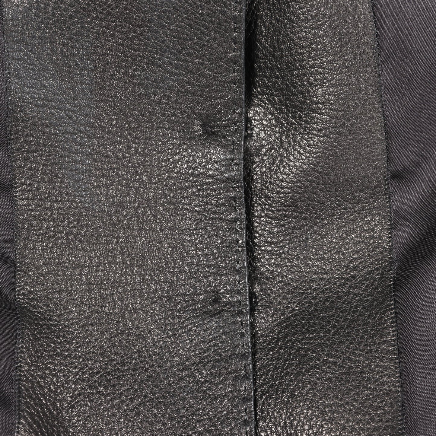 レザージャケット ディアスキン ブラック エルメス アウター HERMES