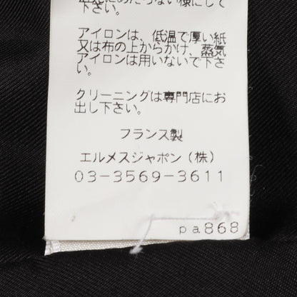レザージャケット ディアスキン ブラック エルメス アウター HERMES