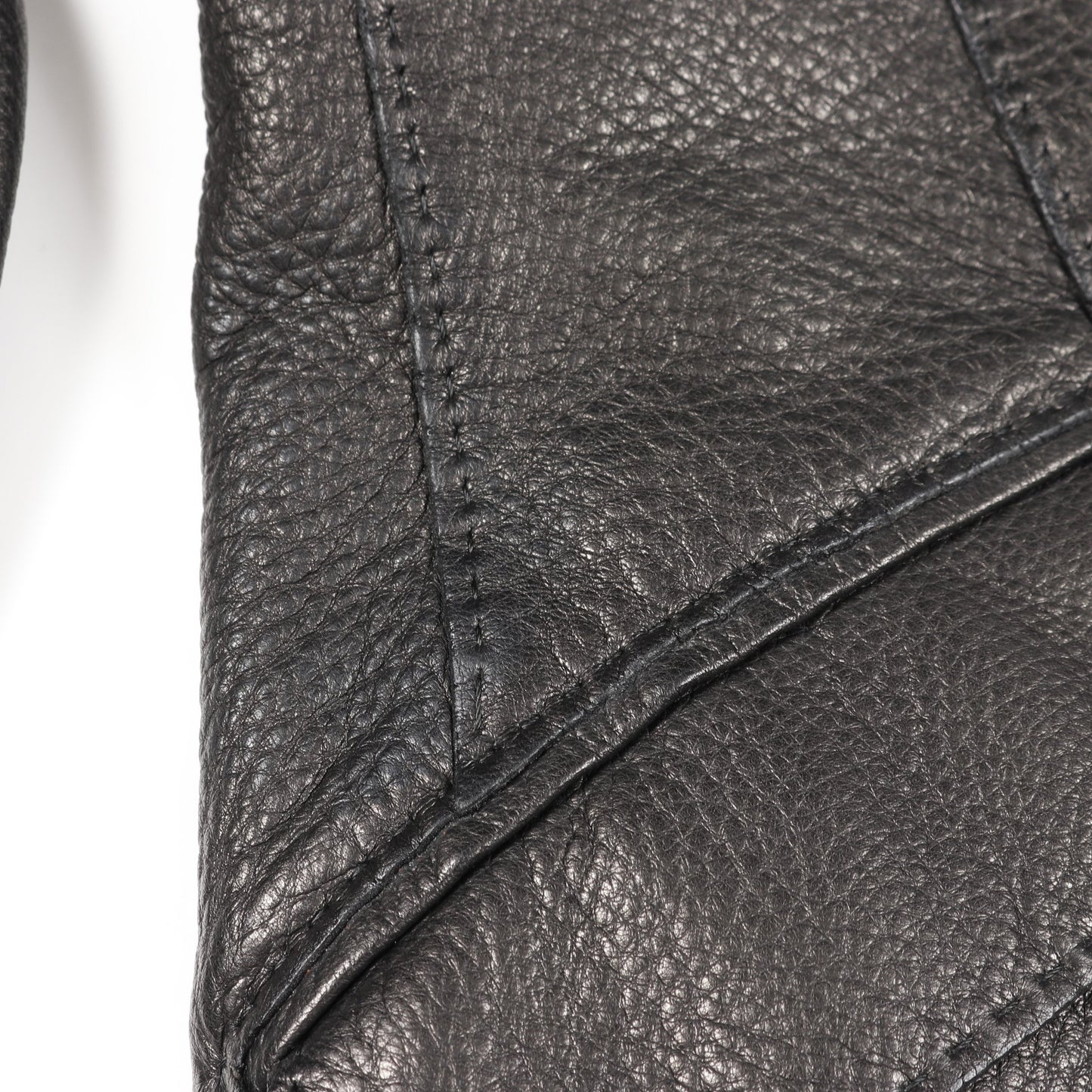 レザージャケット ディアスキン ブラック エルメス アウター HERMES